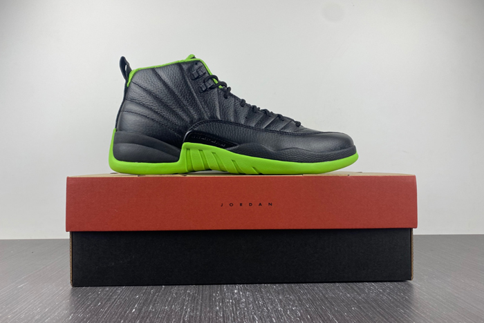 air jordan 12 black/green 43