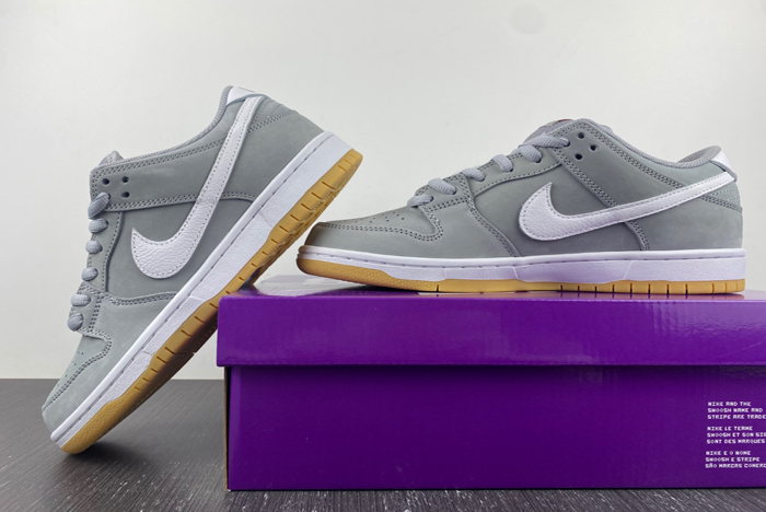 nike sb dunk low “grey gum” dv5464-001