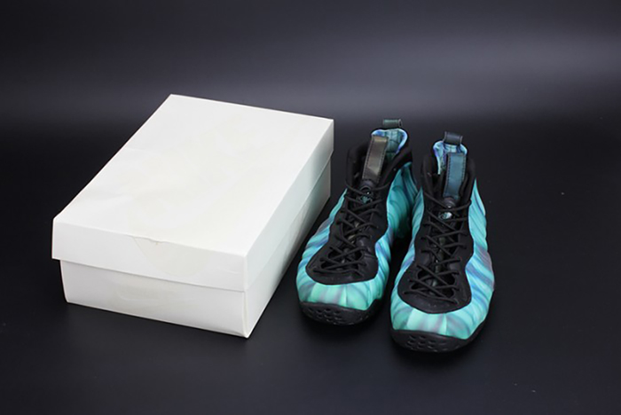 nike air foamposite one "N0*Hern lights" black/green mens 840559-001